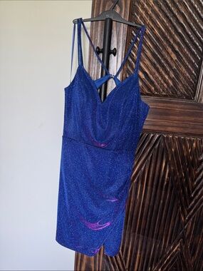 Sparkling Royal Blue Bodycon Dress
